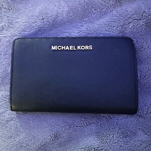 Michael Kors Black and Gold Wallet